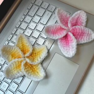 Crochet Flower Hair Clip